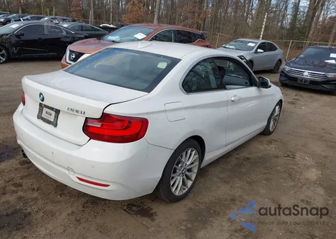 2015 BMW 228I from USA, damaged, VIN WBA1F5C56FV257390